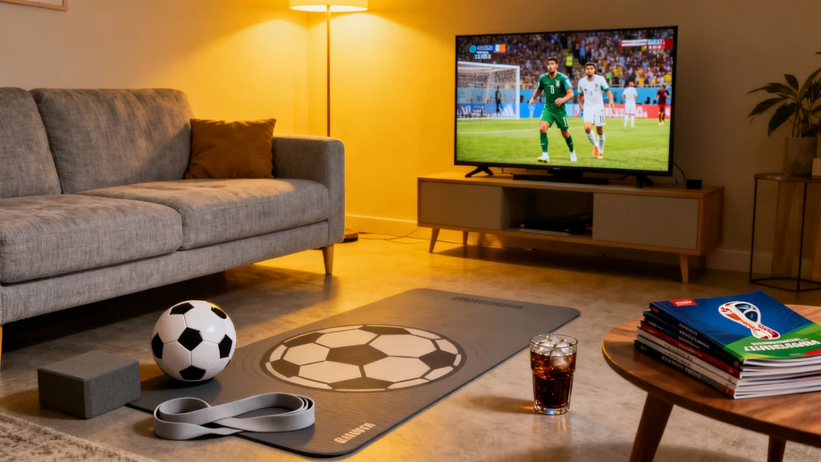 Who Says You Can’t Build A Solid Home Workout Routine While Binging World Cup Matches