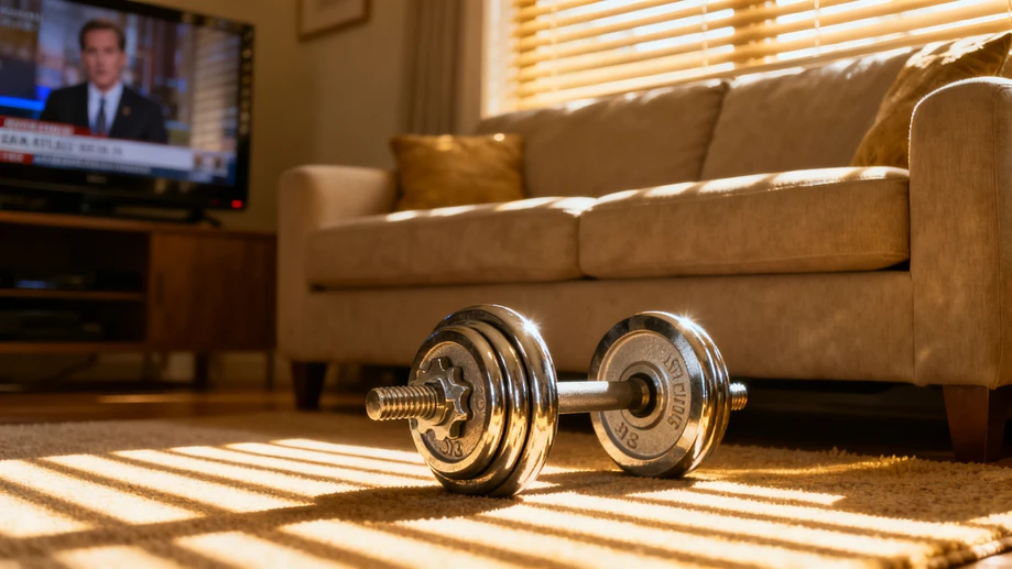 15 Minutes, One Dumbbell, and Your Living Room: The Ultimate Home Fitness Hack