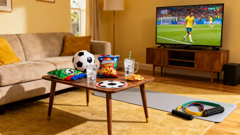 You Can Build A Lifelong Sustainable Exercise Habit While Binge-Watching Every World Cup Match This Year