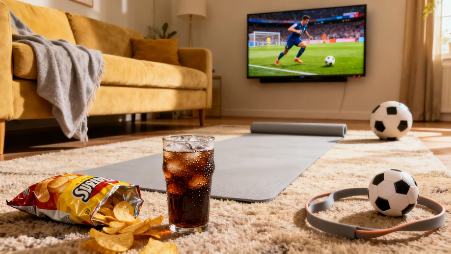 Who Knew World Cup Watch Parties Could Turn Your Couch Side Into A Full Body Workout Space?