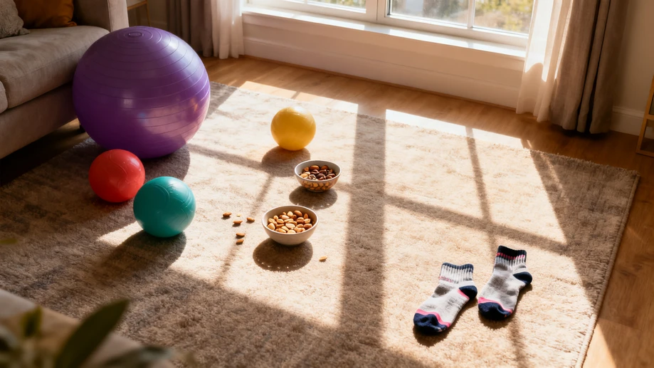 Ever Fed Your Exercise Ball a Snack?